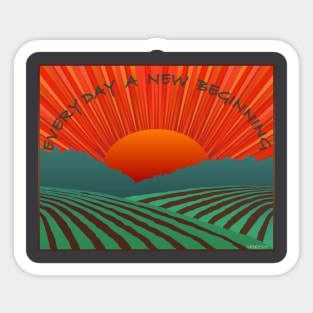 Every Day New Beginning Sticker